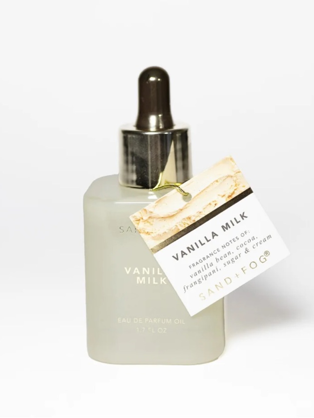 SAND + FOG Vanilla Milk Eau De Parfum Oil Dropper - 1.7 FL OZ (50 ML)